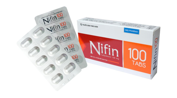 Nifin 100mg trị nhiễm khuẩn (2 vỉ x 10 viên)