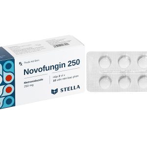 Novofungin 250 phòng, trị nhiễm khuẩn kỵ khí (2 vỉ x 10 viên)
