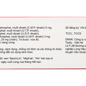 Núcleo C.M.P Forte trị các bệnh lý thần kinh ngoại biên (6 vỉ x 5 viên)