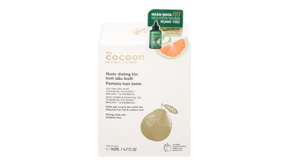 Nước dưỡng tóc tinh dầu bưởi Cocoon giảm gãy rụng, làm mềm tóc chai 140ml