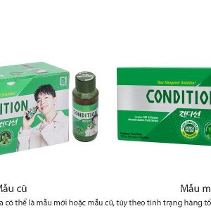 Nước giải rượu Kolmar Condition hỗ trợ giải độc gan, bảo vệ gan hộp 10 chai x 100ml