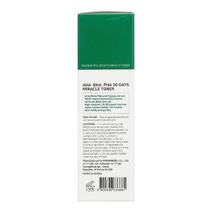 Nước hoa hồng Some By Mi AHA-BHA-PHA 30 Days Miracle Toner ngăn ngừa mụn chai 150ml