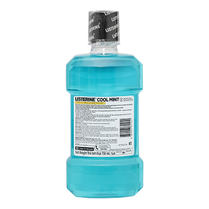 Nước súc miệng Listerine Cool Mint giúp hơi thở thơm mát chai 750ml