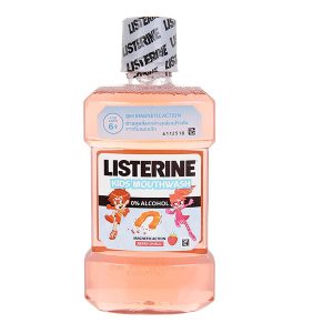 Nước súc miệng Listerine Kids Mouthwash ngừa sâu răng, sạch mảng bám chai 250ml