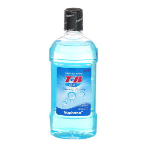 Nước súc miệng TB Fresh hỗ trợ trị sâu răng, viêm họng chai 500ml