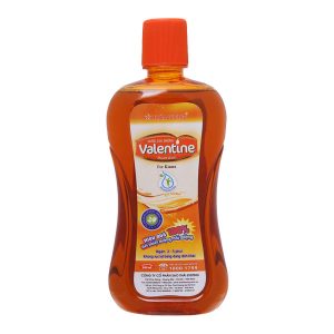 Nước súc miệng Valentine ngừa hôi miệng, giảm nhiệt miệng chai 500ml