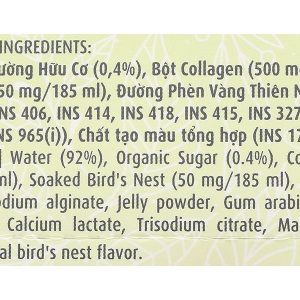 Nước yến sào collagen Green Bird chai 185ml