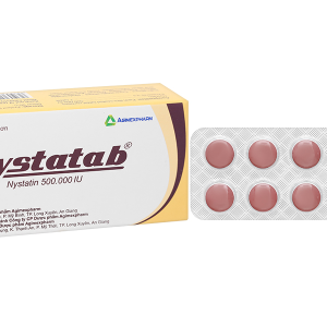 Nystatab 500.000IU dự phòng và điều trị nấm Candida ở đường tiêu hoá (2 vỉ x 10 viên)
