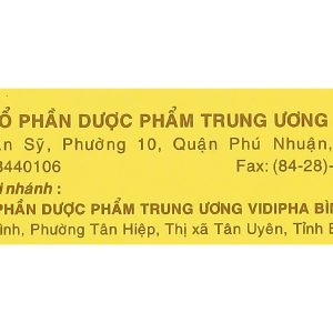 Nystatin 500.000 I.U Vidipha phòng và trị nhiễm nấm Candida (2 vỉ x 8 viên)