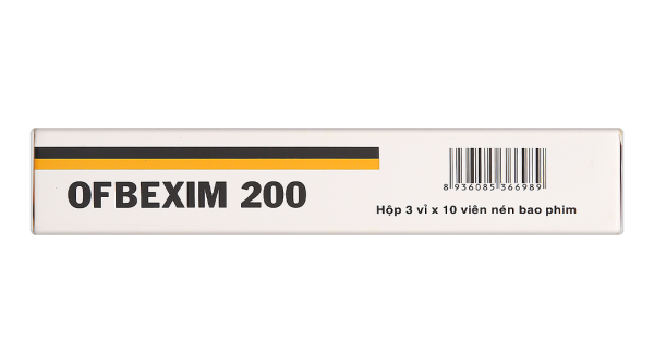 Ofbexim 200 trị nhiễm khuẩn (3 vỉ x 10 viên)