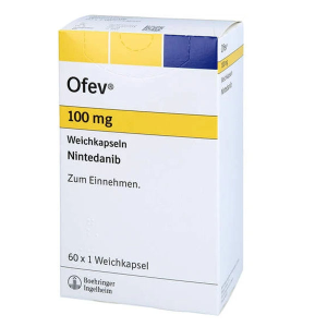 Ofev 100mg điều trị ung thư phổi không tế bào nhỏ (6 vỉ x 10 viên)