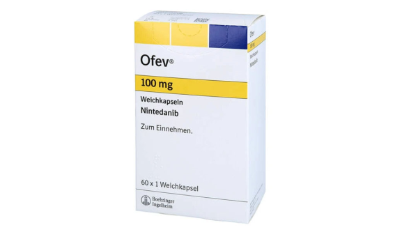 Ofev 100mg điều trị ung thư phổi không tế bào nhỏ (6 vỉ x 10 viên)