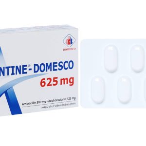 Ofmantine - Domesco 625mg trị nhiễm khuẩn nhạy cảm (2 vỉ x 7 viên)