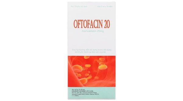 Oftofacin 20 hỗ trợ chế độ ăn kiêng, giảm cholesterol (3 vỉ x 10 viên)