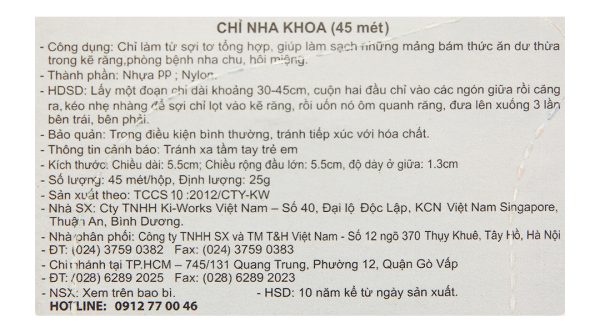 Chỉ nha khoa Okamura cuộn 45m