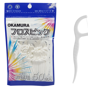 Tăm chỉ nha khoa Okamura 734503 gói 50 cây