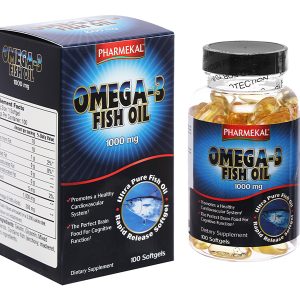 Dầu cá Pharmekal Omega-3 Fish Oil tốt cho tim mạch hộp 100 viên