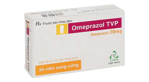 Omeprazol TVP 20mg trị loét dạ dày, tá tràng (3 vỉ x 10 viên)