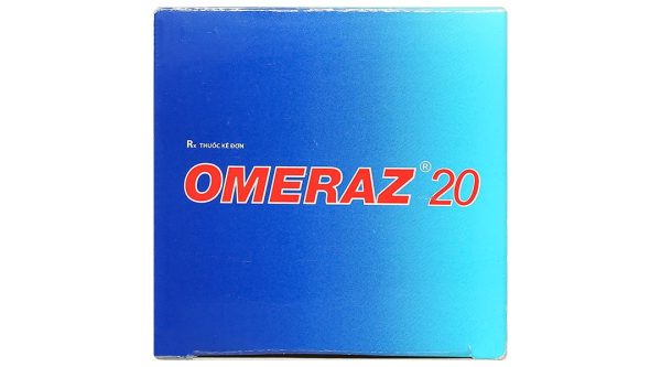 Omeraz 20 điều trị và dự phòng viêm loét, trào ngược dạ dày, thực quản (10 vỉ x 10 viên)