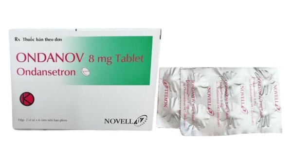 Ondanov 8mg kiểm soát buồn nôn và nôn do hóa trị, xạ trị hoặc sau mổ (2 vỉ x 6 viên)