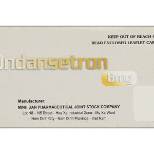 Ondansetron MD Pharco 8mg điều trị buồn nôn và nôn sau phẫu thuật (10 vỉ x 10 viên)