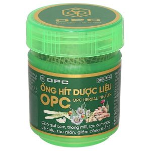 Ống hít dược liệu OPC giúp thông mũi, giải cảm ống 10g