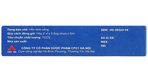 Hỗn dịch uống Oralegic 30mg/5ml điều trị viêm mũi dị ứng theo mùa (10 ống x 5ml)