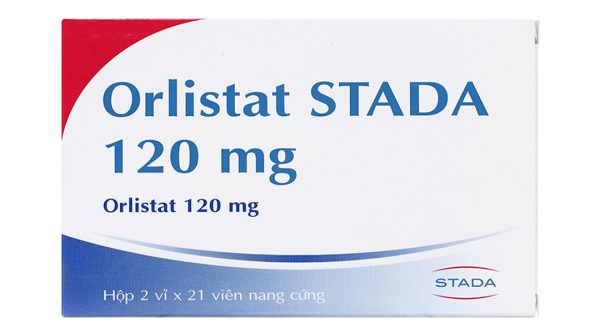 Orlistat Stada 120mg kiểm soát cân nặng, hỗ trợ trị béo phì (2 vỉ x 21 viên)