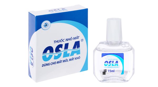 Dung dịch nhỏ mắt Osla rửa mắt, trị ngứa mắt, mỏi mắt, khô rát mắt lọ 15ml