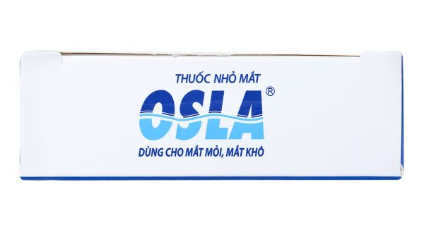 Dung dịch nhỏ mắt Osla rửa mắt, trị ngứa mắt, mỏi mắt, khô rát mắt lọ 15ml