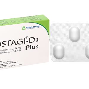 Ostagi-D3 Plus ngăn ngừa và điều trị loãng xương (1 vỉ x 4 viên)