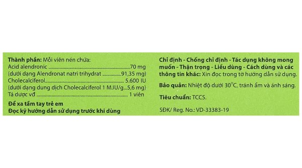 Ostagi-D3 Plus ngăn ngừa và điều trị loãng xương (1 vỉ x 4 viên)