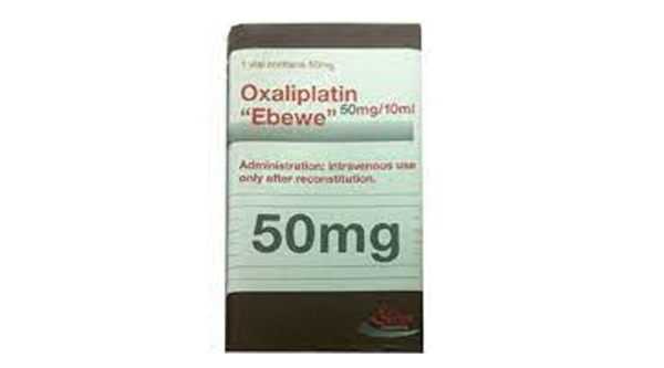 Bột pha tiêm Oxaliplatin "Ebewe" 50mg/10ml điều trị bổ trợ ung thư lọ 10ml