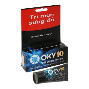 Kem Oxy 10 hỗ trợ điều trị mụn bọc, mụn sưng đỏ tuýp 10g