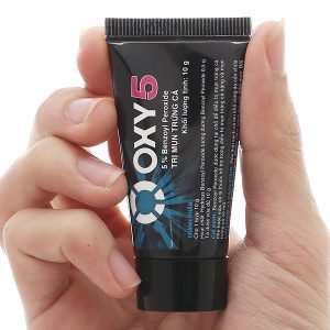 Kem Oxy 5 hỗ trợ điều trị mụn bọc, mụn trứng cá tuýp 10g