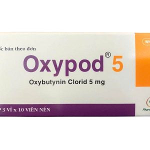 Oxypod 5 trị bàng quang không ổn định do rối loạn thần kinh bàng quang (3 vỉ x 10 viên)