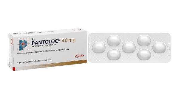 Pantoloc 40mg trị trào ngược dạ dày, thực quản (1 vỉ x 7 viên)