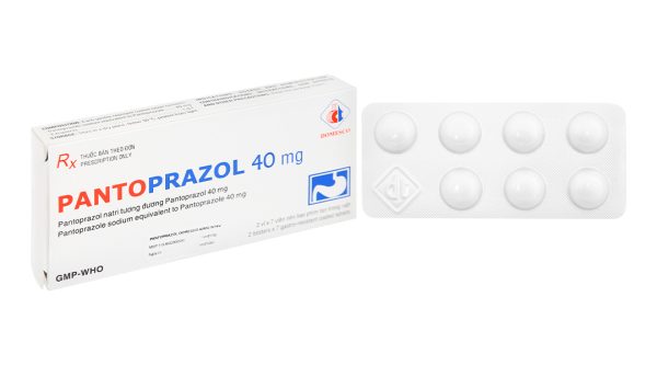 Pantoprazol Domesco 40mg điều trị viêm loét dạ dày (2 vỉ x 7 viên)