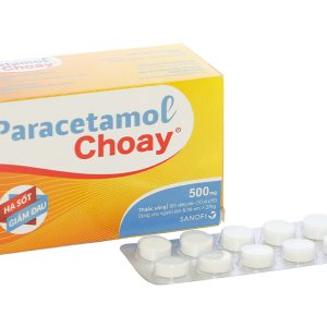 Paracetamol Choay 500mg hạ sốt, giảm đau từ nhẹ đến vừa (10 vỉ x 10 viên)