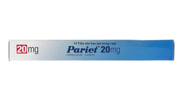 Pariet 20mg trị loét dạ dày, trào ngược dạ dày, thực quản (1 vỉ x 14 viên)