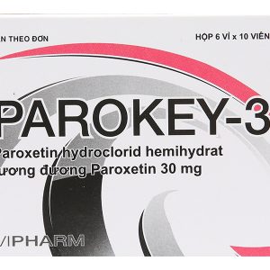 Parokey-30 trị trầm cảm, rối loạn ám ảnh cưỡng chế (6 vỉ x 10 viên)