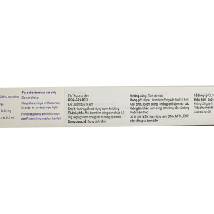 Dung dịch tiêm Peg-Grafeel 6mg/0.6ml điều trị hỗ trợ sau hóa xạ trị (1 bơm tiêm x 0.6ml)