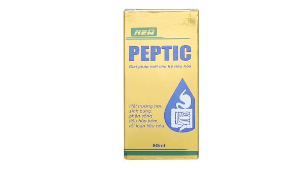 Siro New Peptic hỗ trợ tiêu hoá, giảm đầy bụng chai 60ml