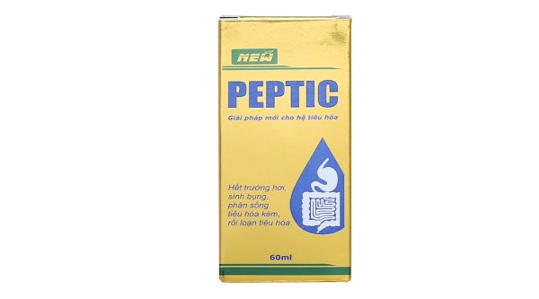 Siro New Peptic hỗ trợ tiêu hoá, giảm đầy bụng chai 60ml