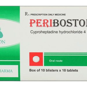 Periboston 4mg điều trị dị ứng và ngứa, đau nửa đầu và đau đầu (10 vỉ x 10 viên)