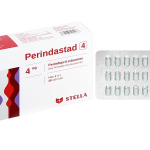 Perindastad 4 trị tăng huyết áp, suy tim (1 vỉ x 30 viên)