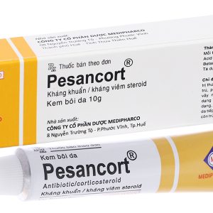 Kem bôi Pesancort trị viêm da, sẹo lồi tuýp 10g