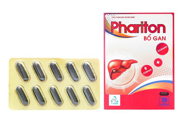 Phariton Bổ Gan hỗ trợ giải độc, tăng cường chức năng gan hộp 30 viên