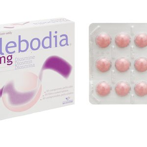 Phlebodia 600mg trị trĩ, suy giãn tĩnh mạch (2 vỉ x 15 viên)