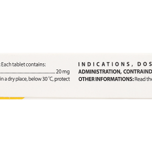 Piroxicam Domesco 20mg giảm triệu chứng của viêm khớp dạng thấp, viêm xương khớp (3 vỉ x 10 viên)
